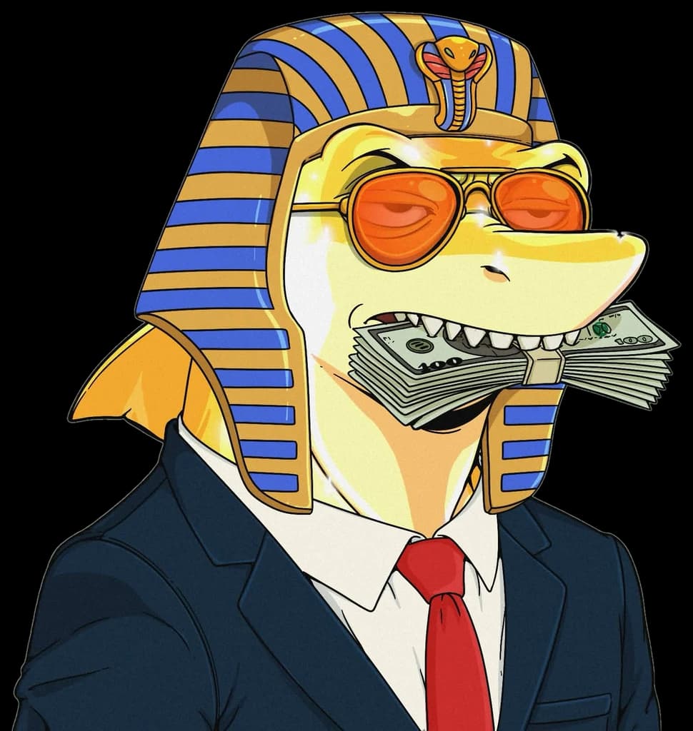 LeSharX shark mascot
